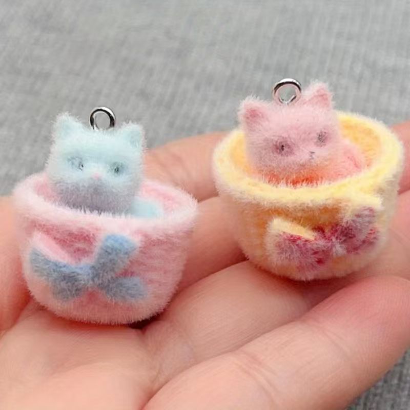 Gaming Accessories Gifts - 4 colgantes de gato de resina