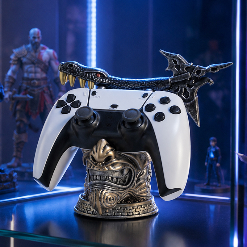 Gaming Setup Accessories Xbox - Soporte Creativo de Resina con Diseño