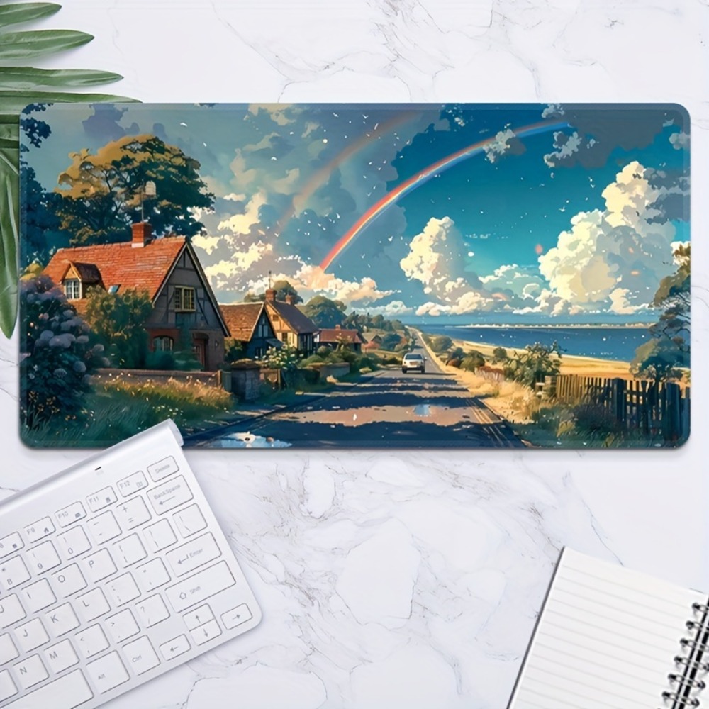 Gaming Accessories Pc Setup - Alfombrillas de escritorio grandes con diseño