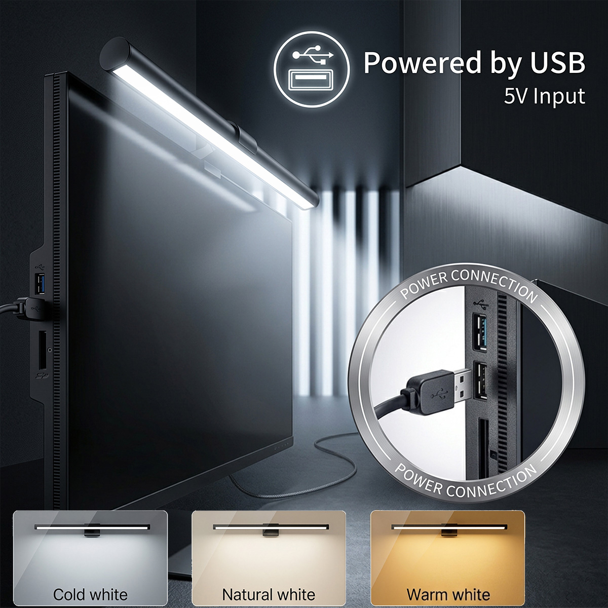 Barra de Luz LED para Monitor  - Monitor Light Bar reseña y precio