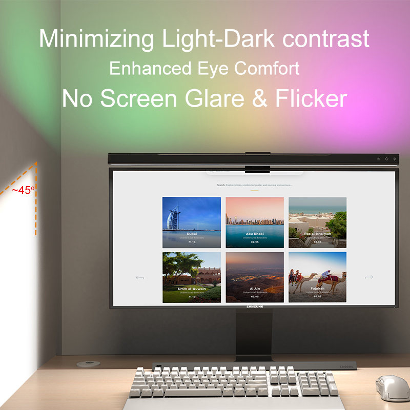 Luz RGB de 60/80 cm, Iluminaci - Monitor Light Bar reseña y precio