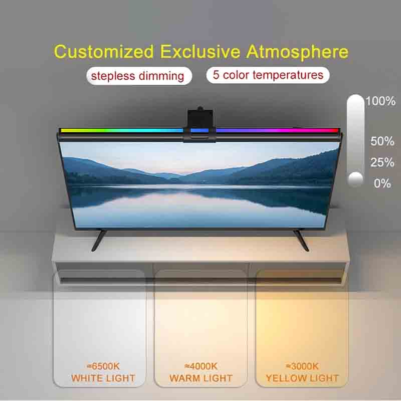 Luz RGB de 60/80 cm, Iluminaci - Monitor Light Bar reseña y precio