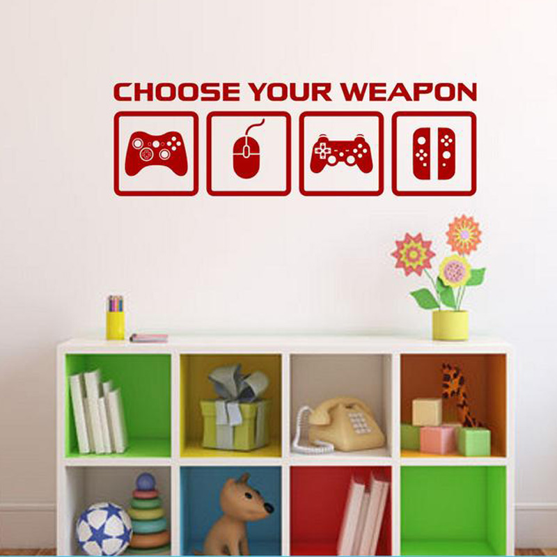 Calcomanía de pared para decor - Gaming Accessories Wall reseña y precio
