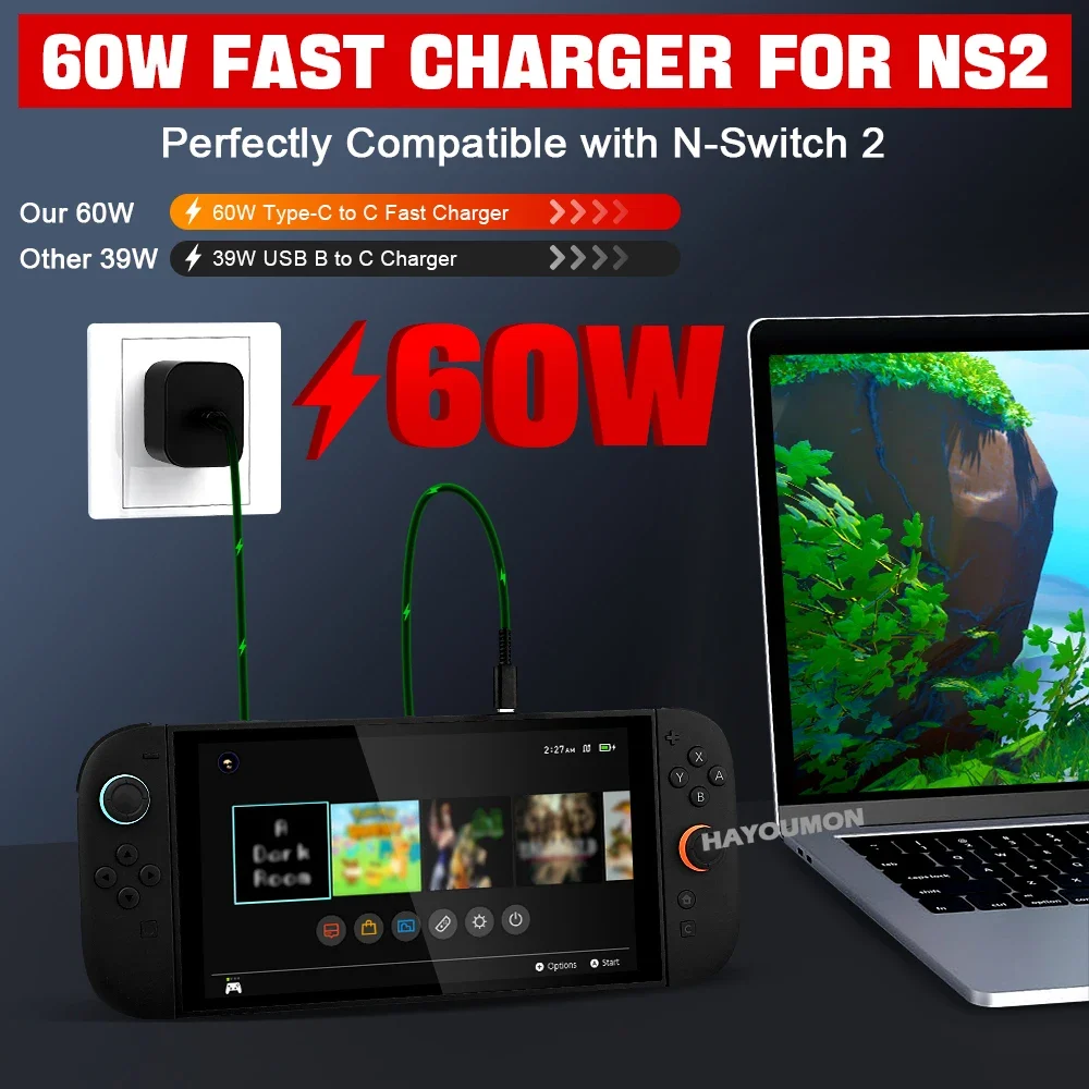 Adaptador de CA para Switch 2, - Gaming Accessories Wall reseña y precio