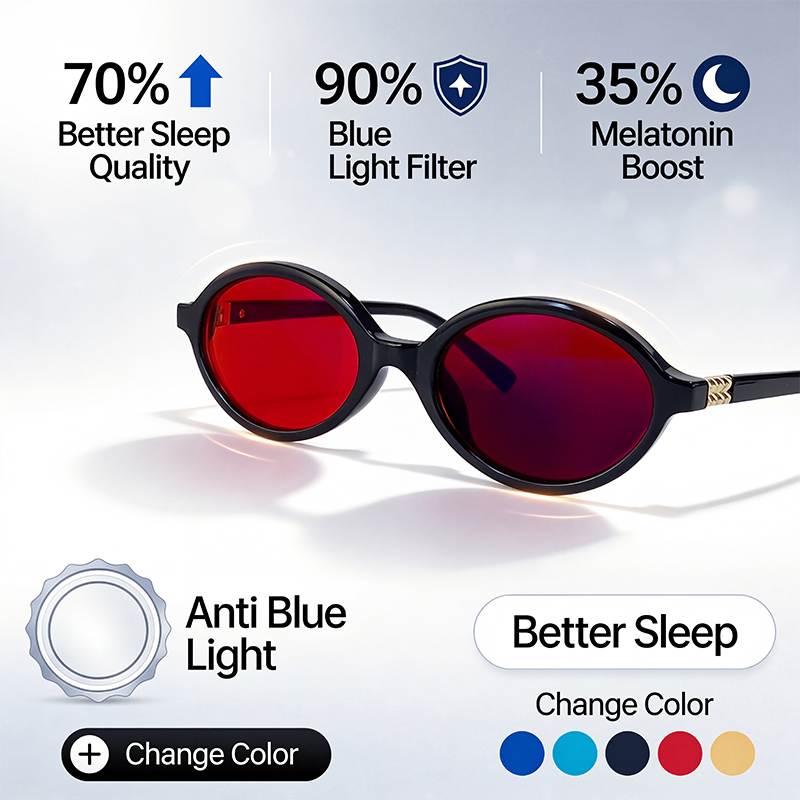 Gafas ovaladas con filtro de l - Gaming Glasses Tinted reseña y precio