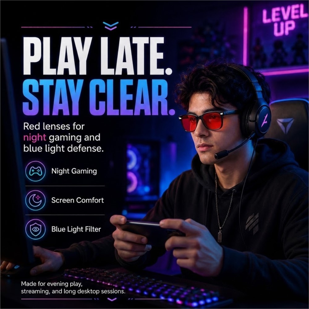 Gafas de Juego Anti Luz Azul c - Gaming Glasses Tinted reseña y precio