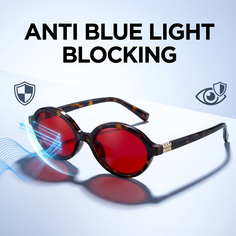 Gafas Ovaladas Anti Luz Azul p - Gaming Glasses Tinted reseña y precio