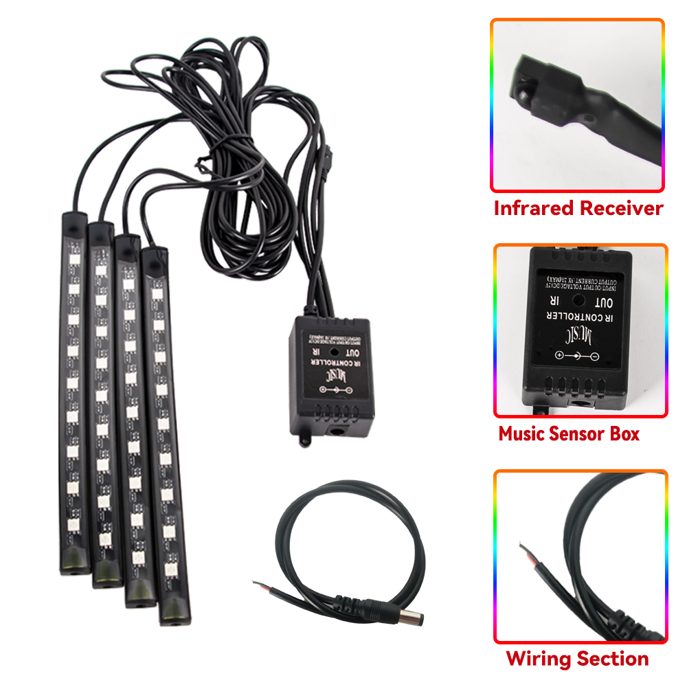 Luz LED para pie de ambiente d - Rgb Hub Sync reseña y precio