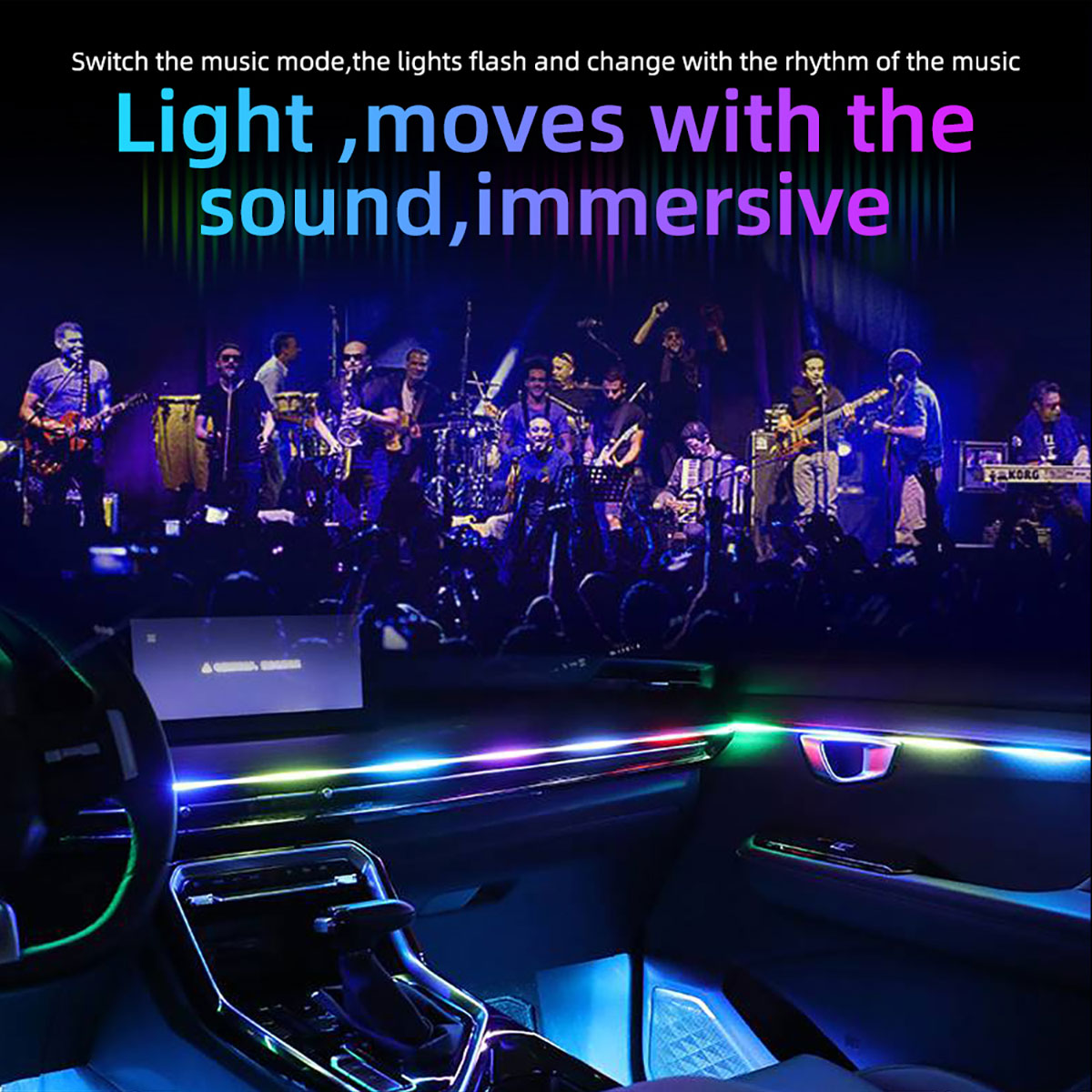 Luces Led ambientales 6/10 en  - Rgb Hub Sync reseña y precio