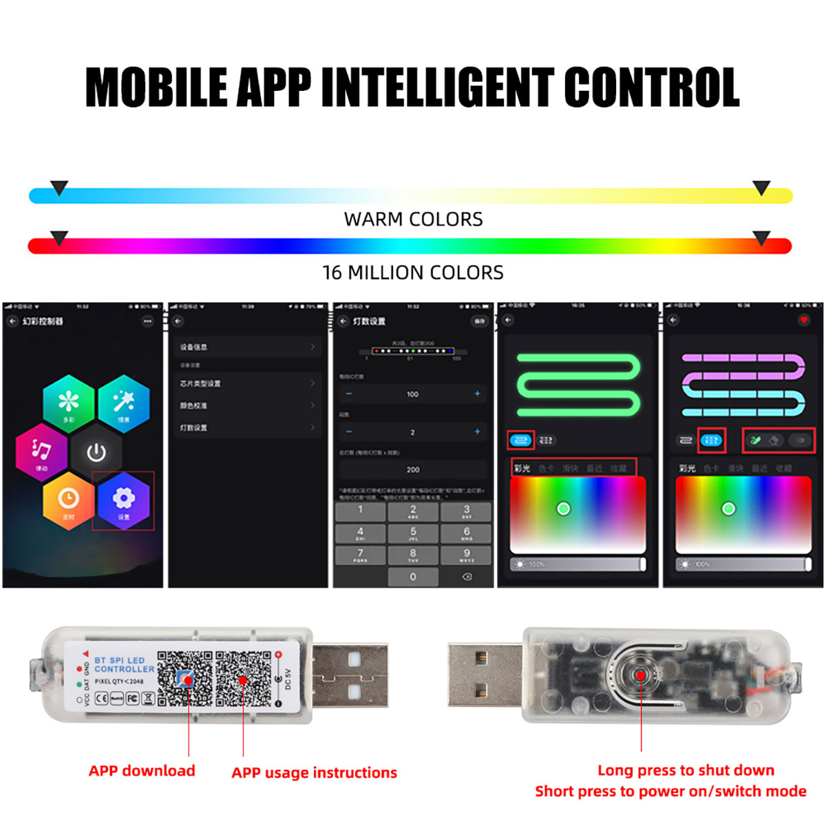 Luces Led ambientales 6/10 en  - Rgb Hub Sync reseña y precio