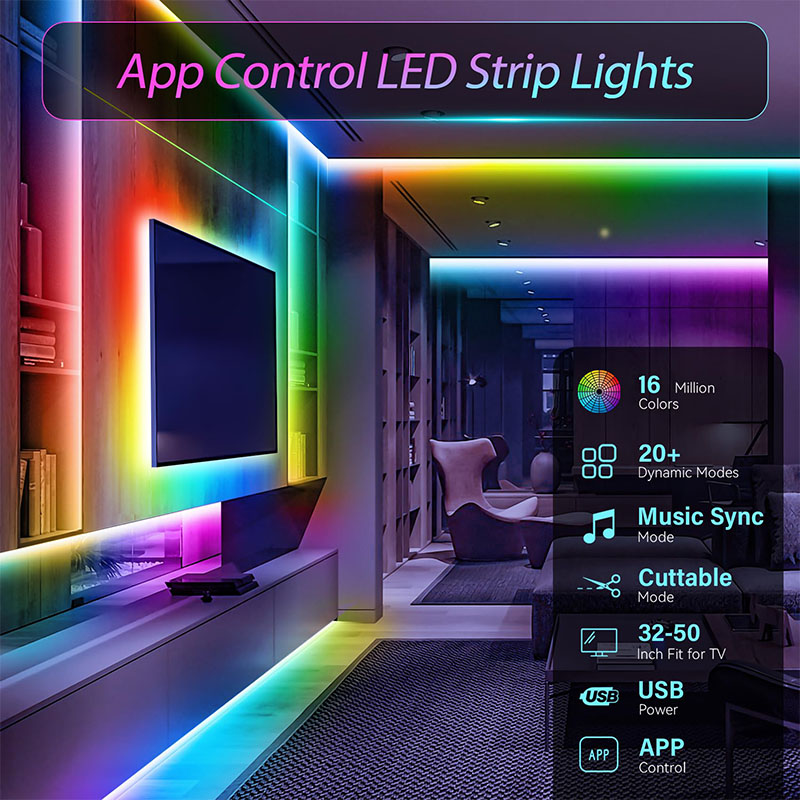 Tira de Luces LED RGB USB SMD3 - Rgb Hub Sync reseña y precio