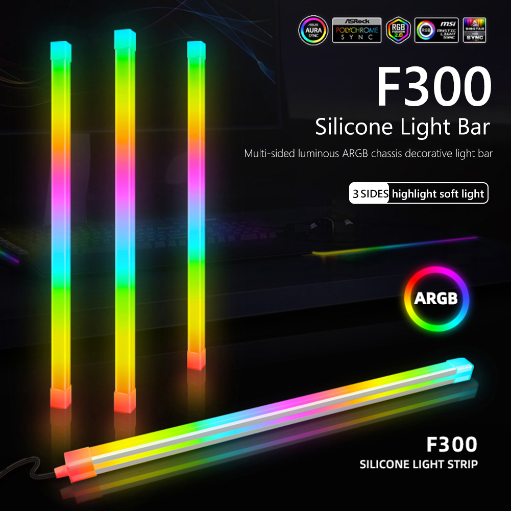 COOLMOON-tira de luces LED mag - Rgb Hub Sync reseña y precio