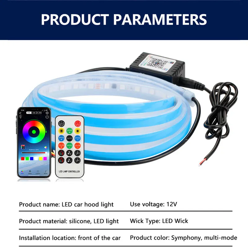 Luz decorativa para capó de co - Rgb Hub Sync reseña y precio