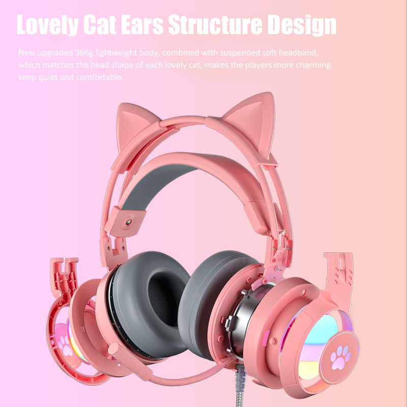 Auriculares con orejas de gato - Gaming Setup Accessories Xbox reseña y precio