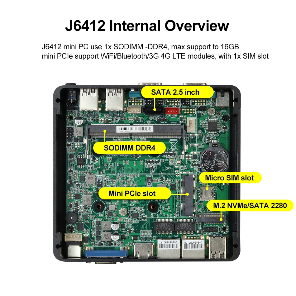 XCY Mini PC Intel Celeron J641 - Intel Cpu Core I5 reseña y precio